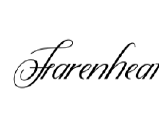 Farenheat Font Preview