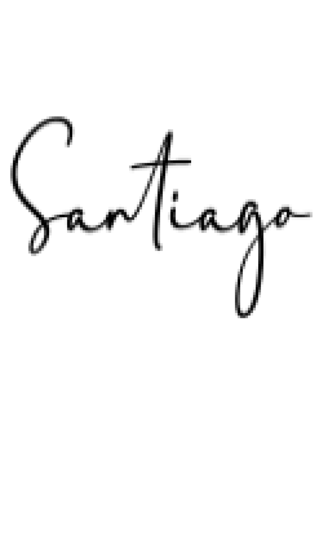 Santiago Font Preview