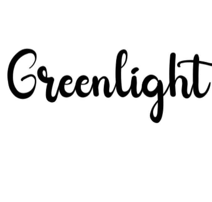 Greenlight Font Preview