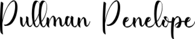 Pullman Penelope Font Preview