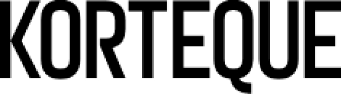 Korteque Font Preview