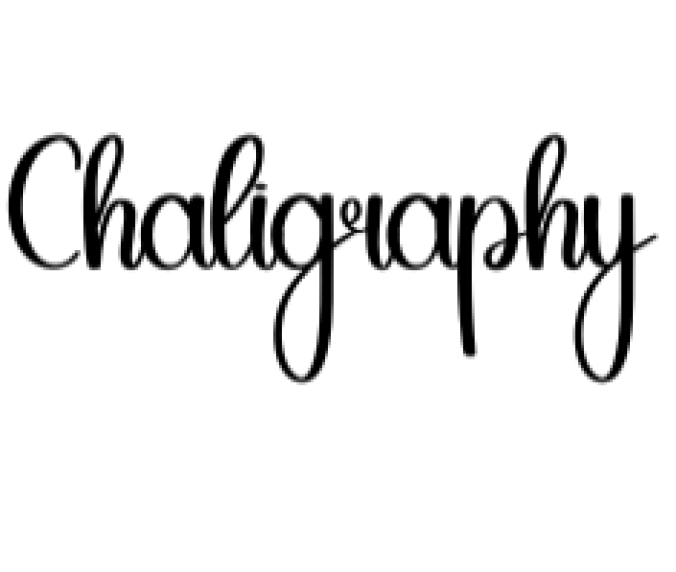 Chaligraphy Font Preview