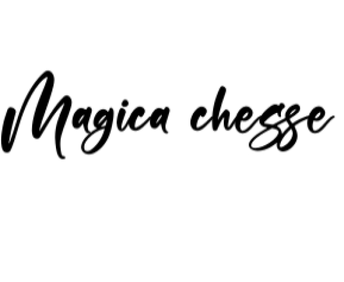 Magica Chesse Font Preview