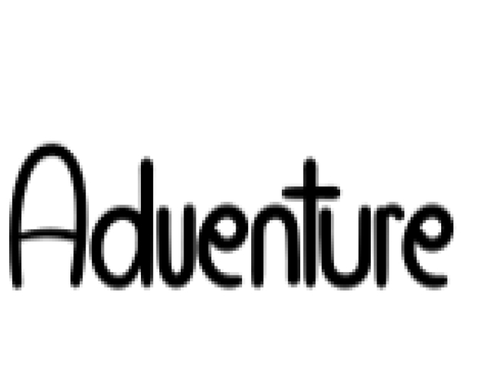 Adventure Font Preview
