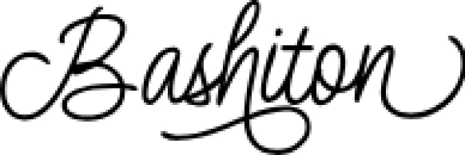 Bashi Font Preview