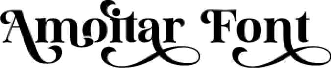 Amoitar Font Preview