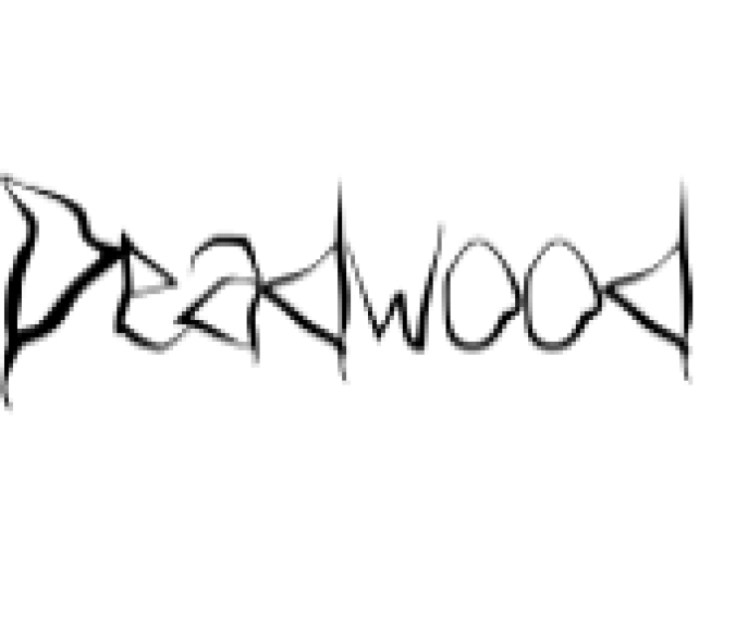 Deadwood Font Preview