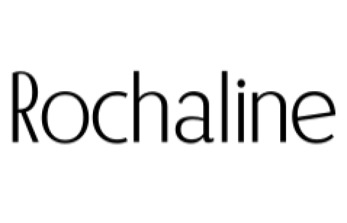 Rochaline Font Preview
