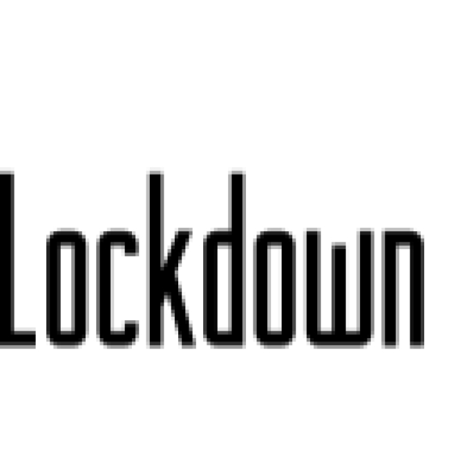 Lockdown Font Preview