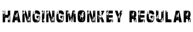 Hanging Monkey Font Preview