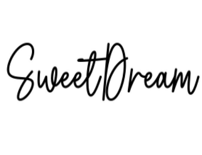Sweet Dream Font Preview