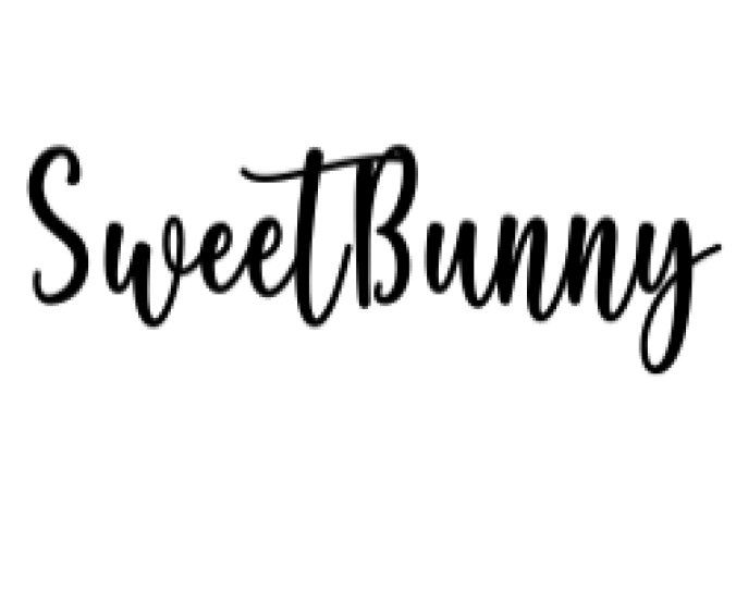 Sweet Bunny Font Preview