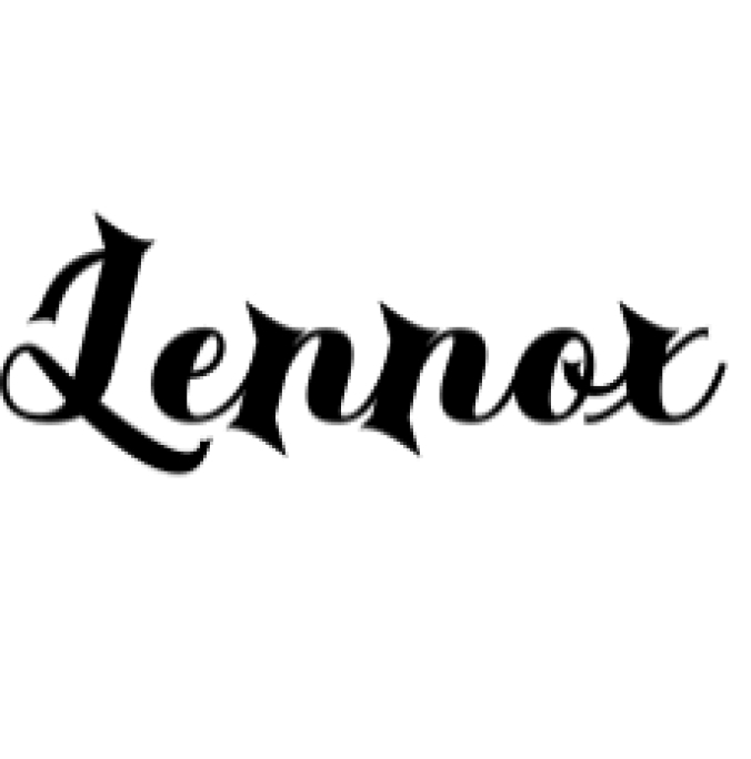 Lennox Font Preview