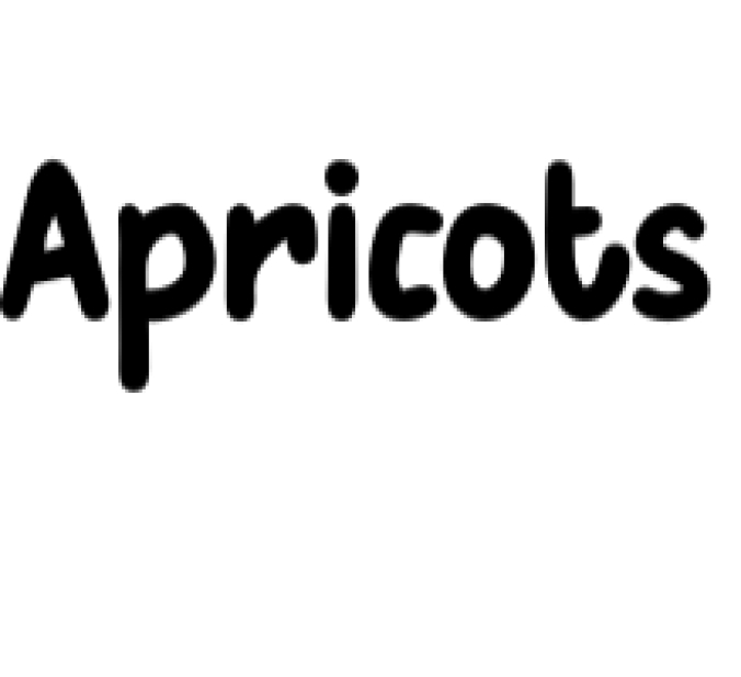 Apricots Font Preview