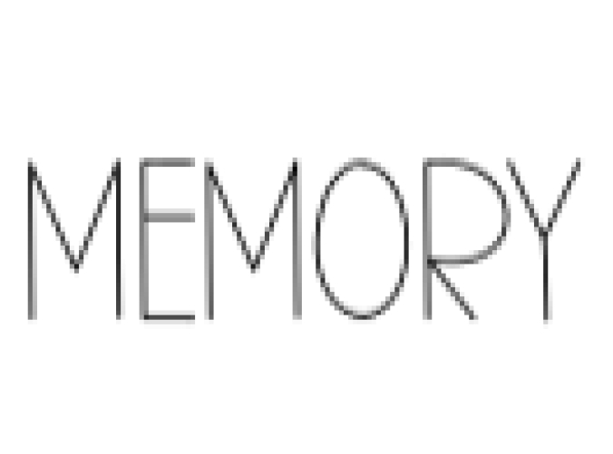 Memory Font Preview