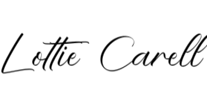 Lottie Carell Font Preview