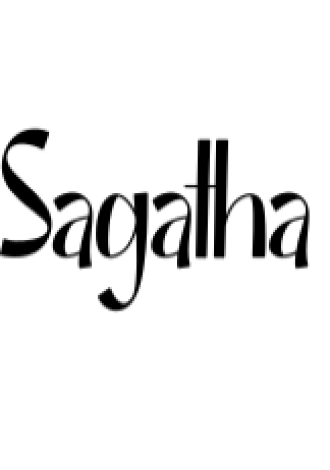 Sagatha Font Preview