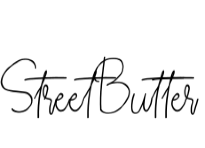 Street Butter Font Preview