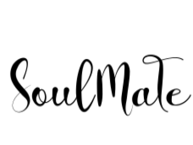 Soul Mate Font Preview