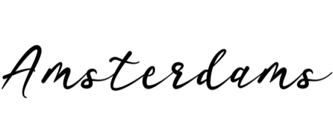 Amsterdams Font Preview