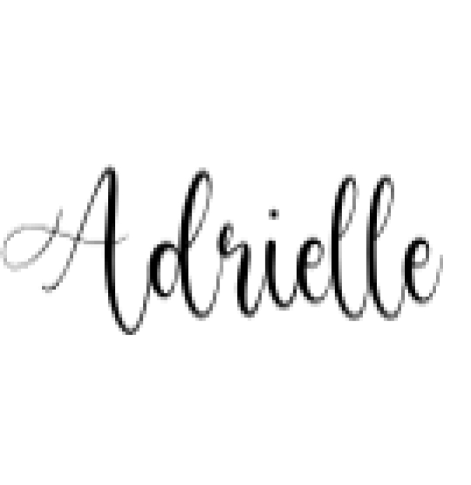 Adrielle Font Preview