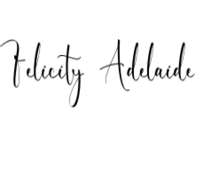 Felicity Adelaide Font Preview
