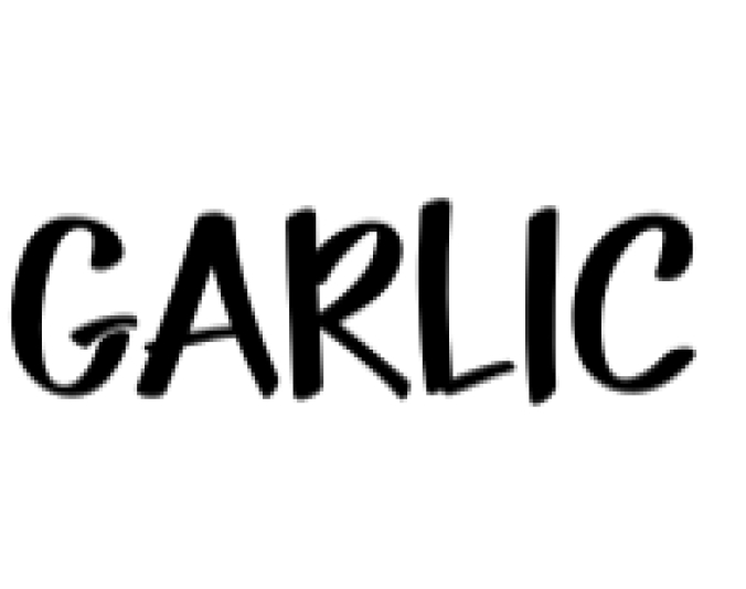 Garlic Font Preview
