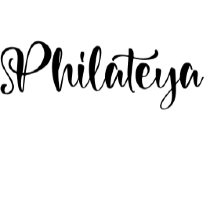 Philateya Font Preview