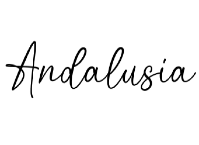 Andalusia Font Preview