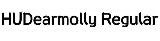 HU Dear Molly Font Preview