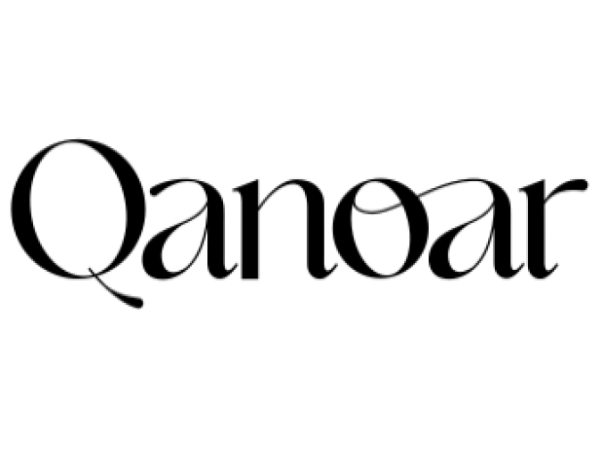 Qanoar Font Preview