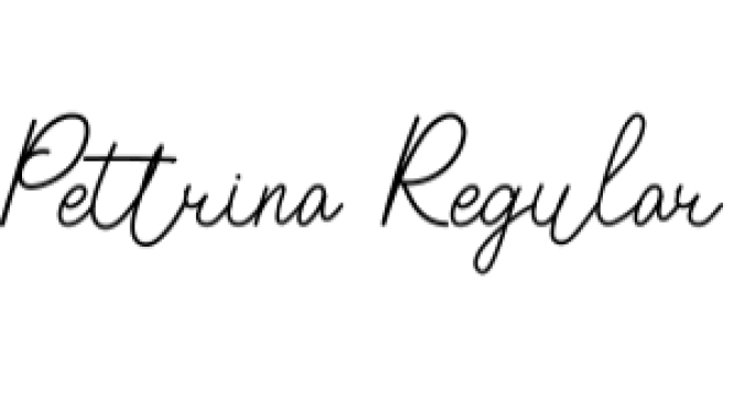 Pettrina Font Preview