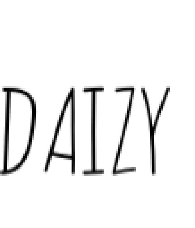 Daizy Font Preview