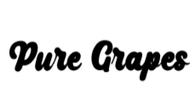 Pure Grapes Font Preview