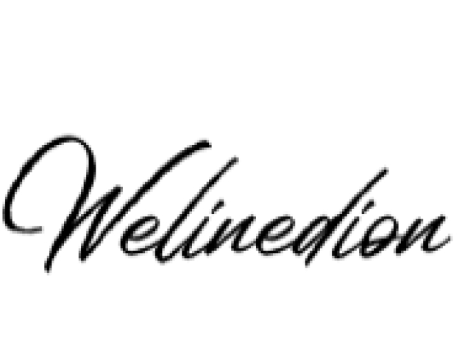 Welinedion Font Preview