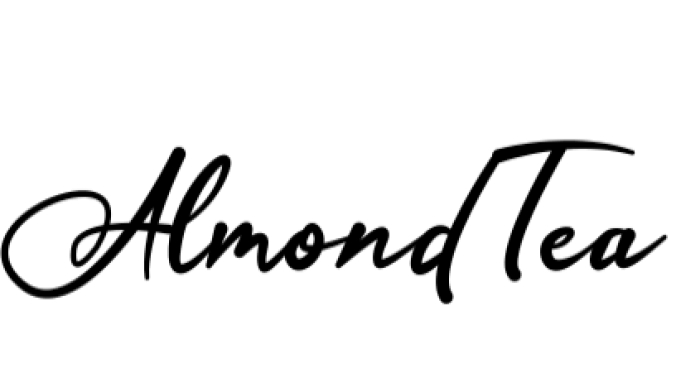 Almond Tea Font Preview