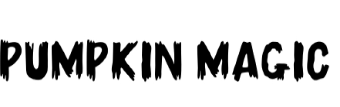 Pumpkin Magic Font Preview