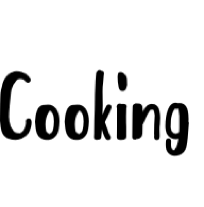 Cooking Font Preview