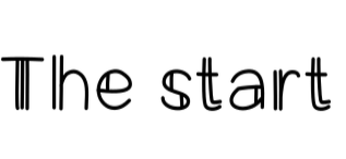 The Start Font Preview
