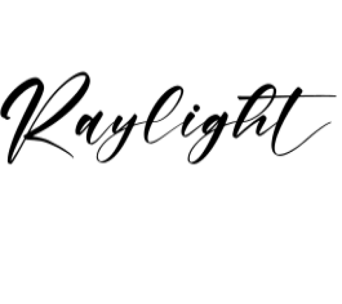 Raylight Font Preview