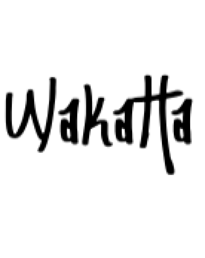 Wakatta Font Preview