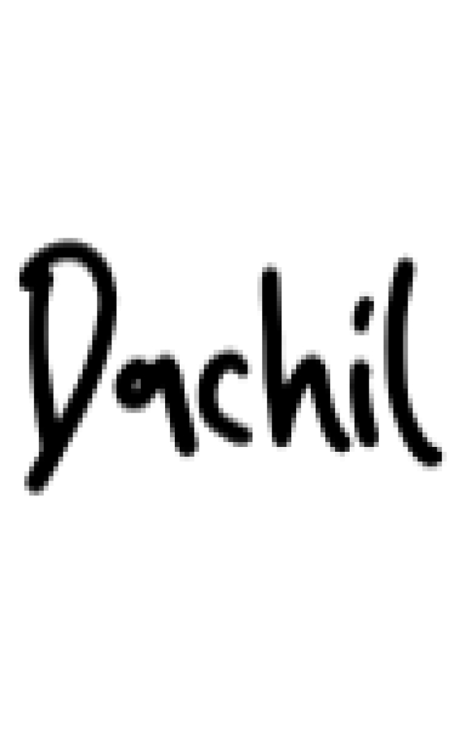 Dachil Font Preview