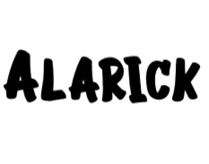 Allarick Font Preview