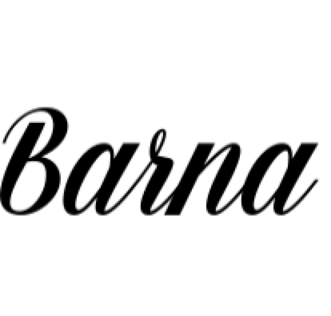 Barna Font Preview