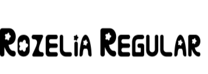 Rozelia Font Preview