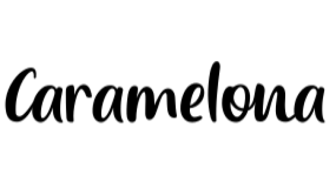 Caramelona Font Preview