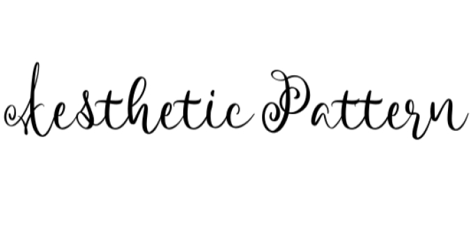 Aesthetic Pattern Duo Font Preview