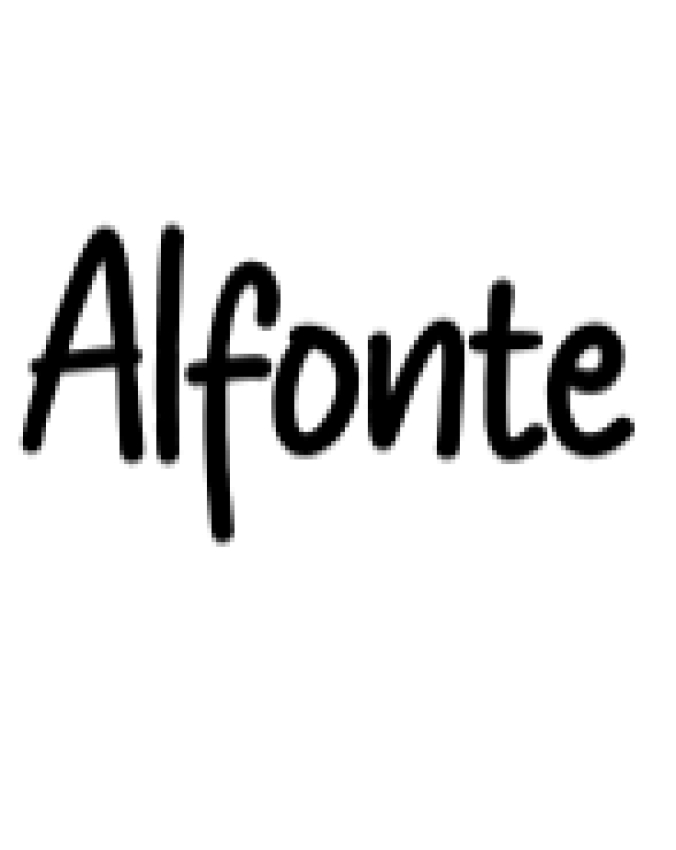 Alfonte Font Preview