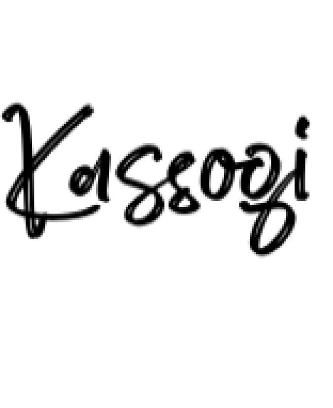 Kassogi Font Preview