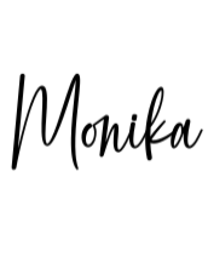 Monika Font Preview